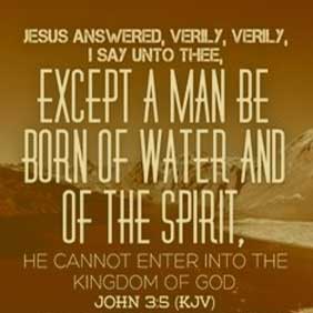 born of water and spirit