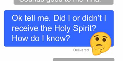 Did I receive the Holy Spirit - GordWilliams.com