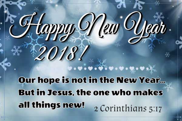 Christian Happy New Year 2018